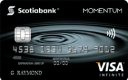Scotia Momentum VISA Infinite card信用卡高达4%的返现